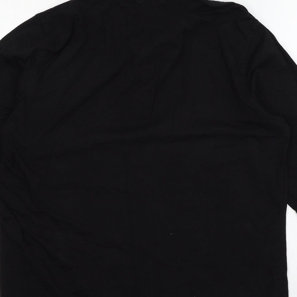 NEXT Mens Black  Jersey  T-Shirt Size L