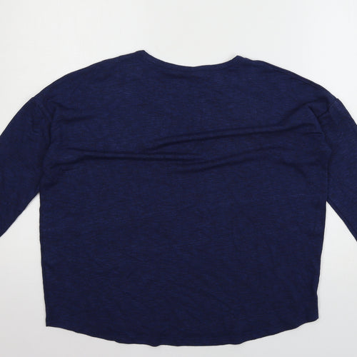 TU Womens Blue  Jersey Pullover Jumper Size 12