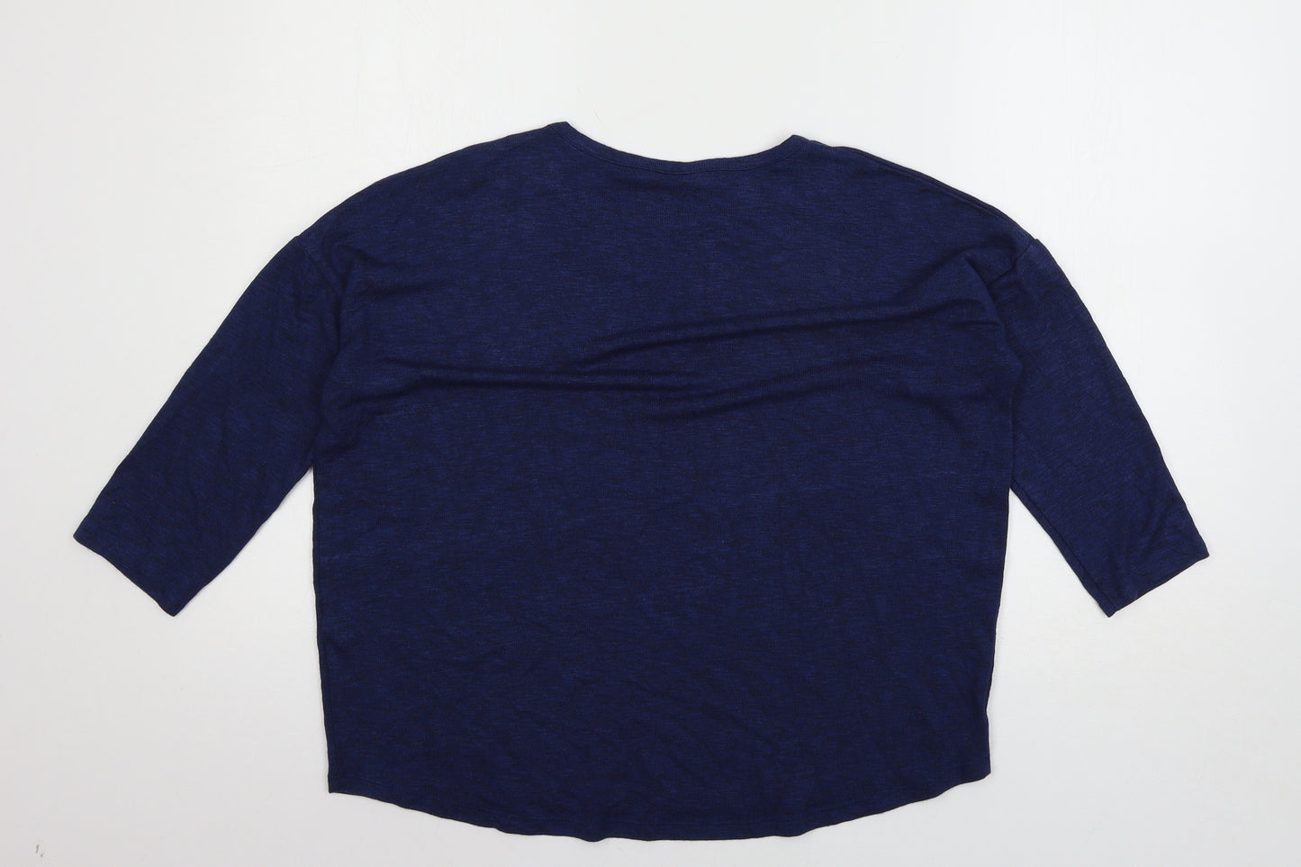 TU Womens Blue  Jersey Pullover Jumper Size 12