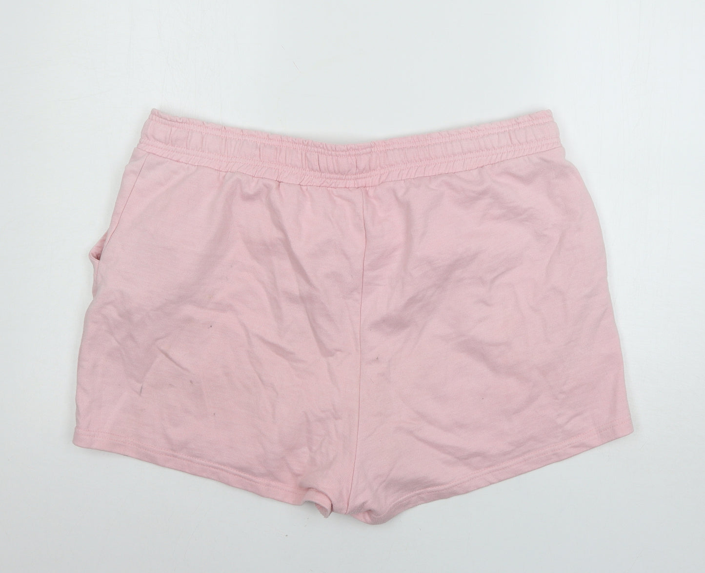 Preworn Womens Pink  Jersey Sweat Shorts Size 40 in