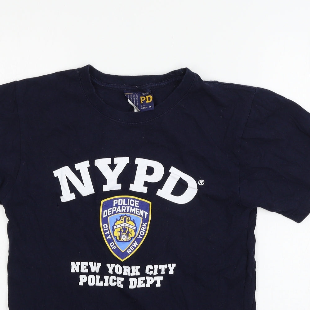 NYPD Mens Blue  Jersey  T-Shirt Size S