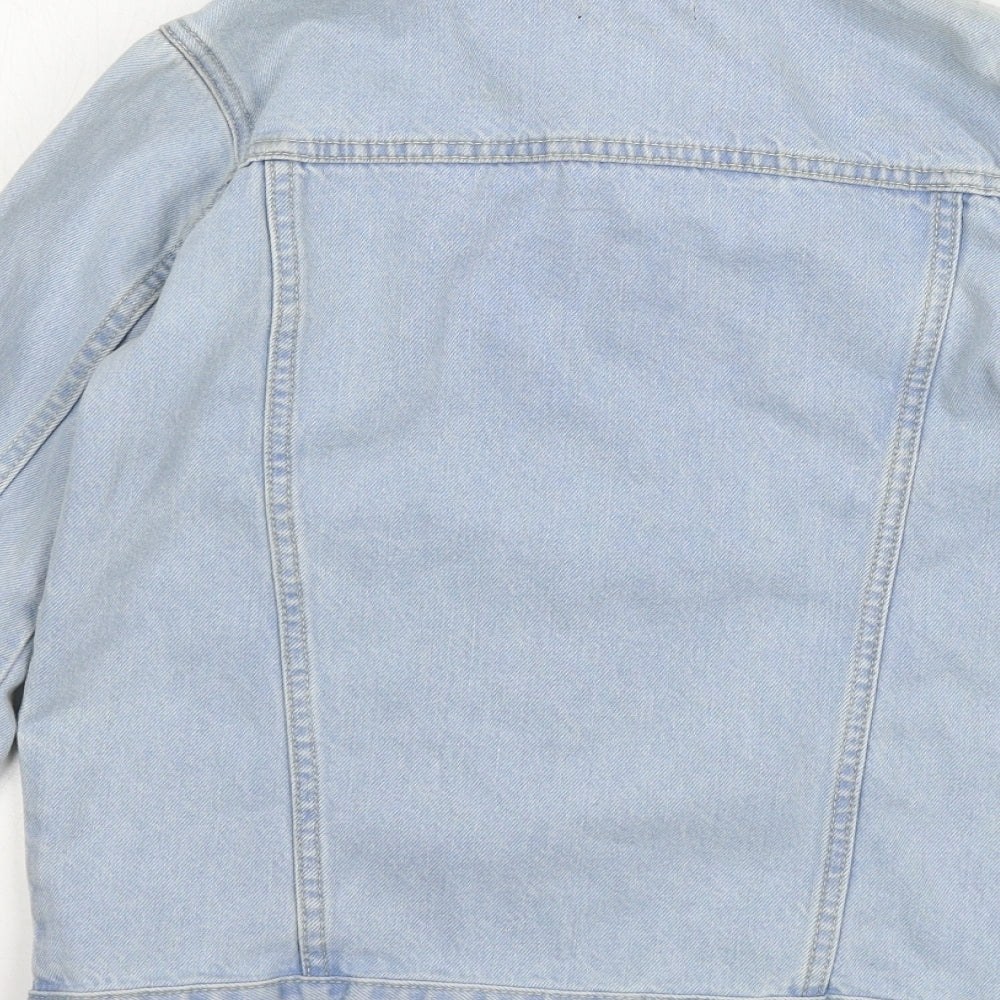 Boohoo Womens Blue  Denim Jacket  Size 6