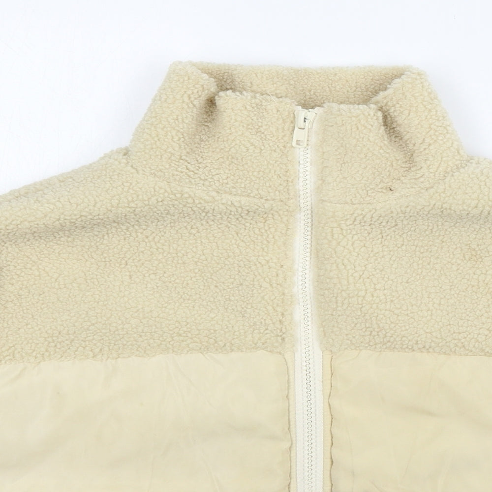 Boohoo Womens Ivory   Jacket  Size 8