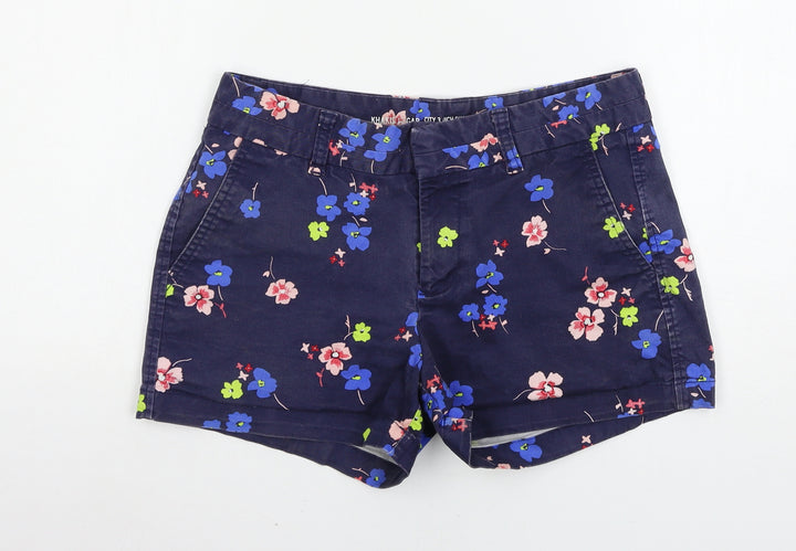 Gap Womens Blue Floral Sailor Shorts Size 28 in