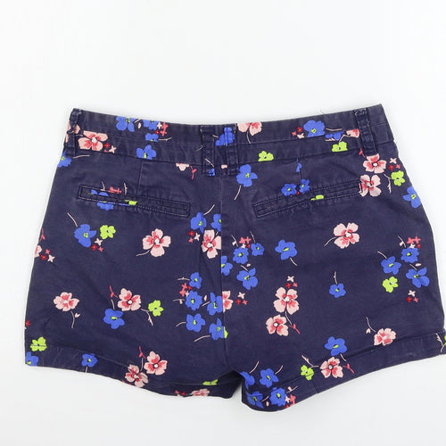 Gap Womens Blue Floral  Sailor Shorts Size 28 in