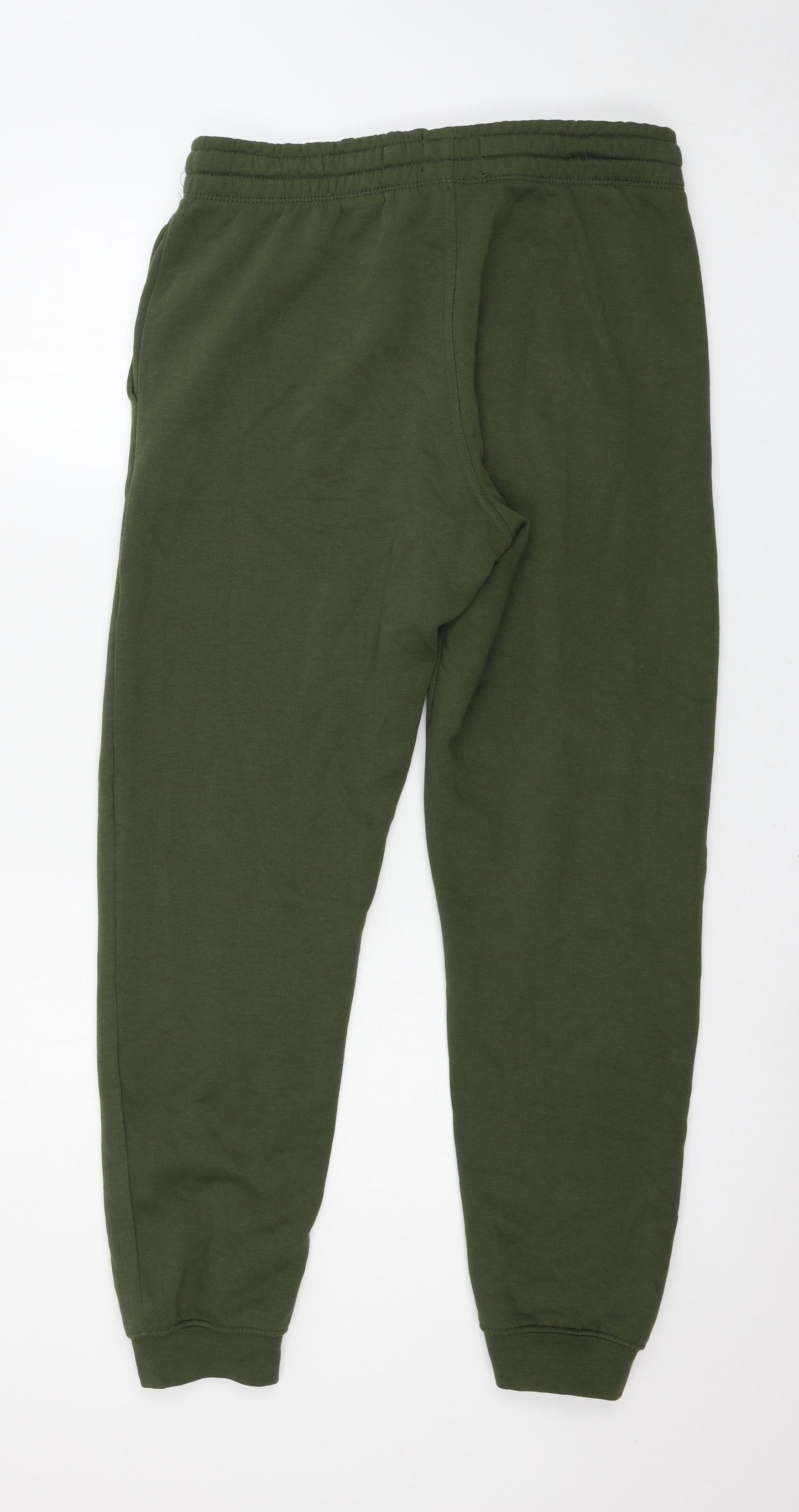 H&M Mens Green  Jersey Jogger Trousers Size M L28 in