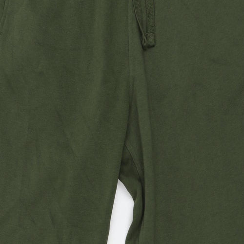 H&M Mens Green  Jersey Jogger Trousers Size M L28 in