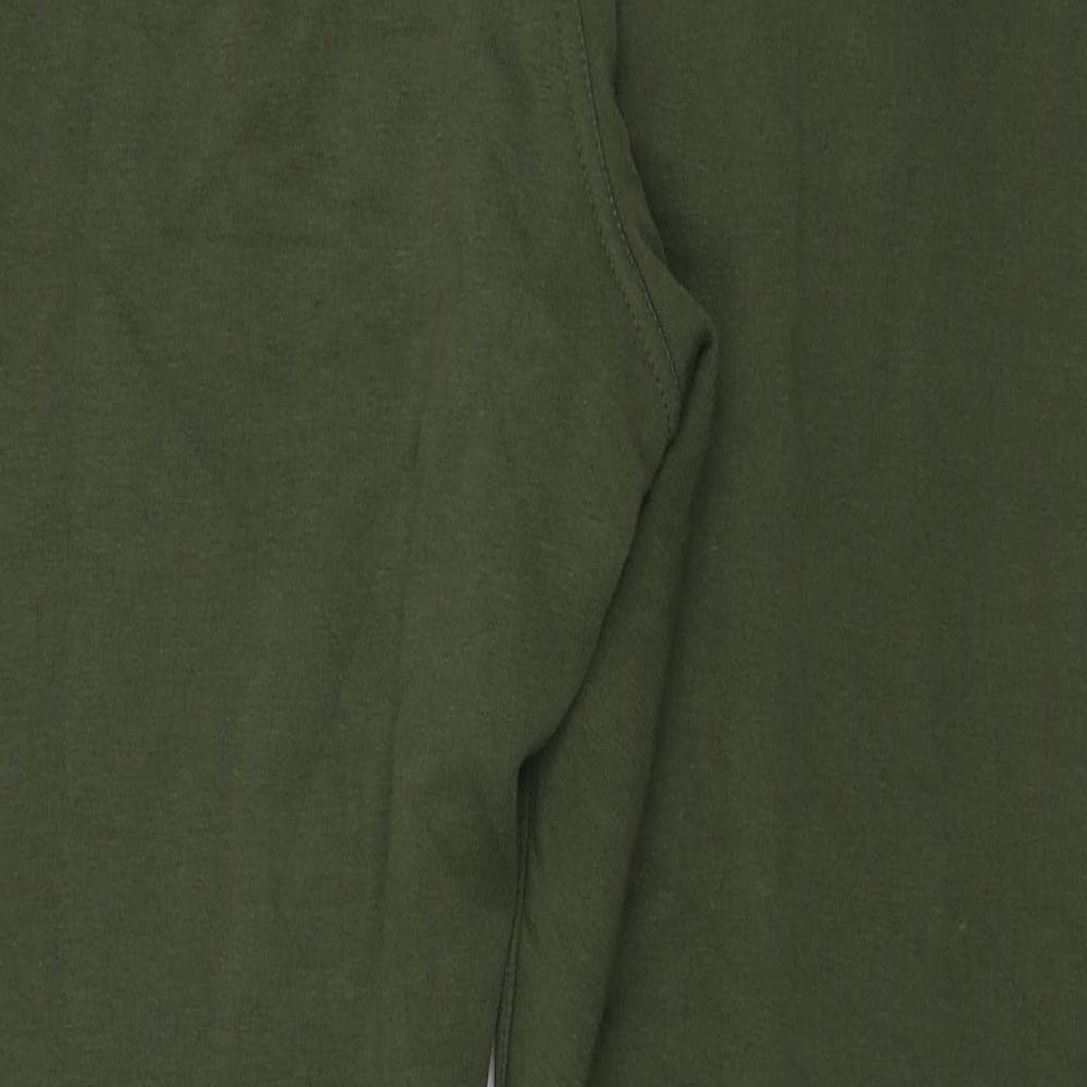 H&M Mens Green  Jersey Jogger Trousers Size M L28 in