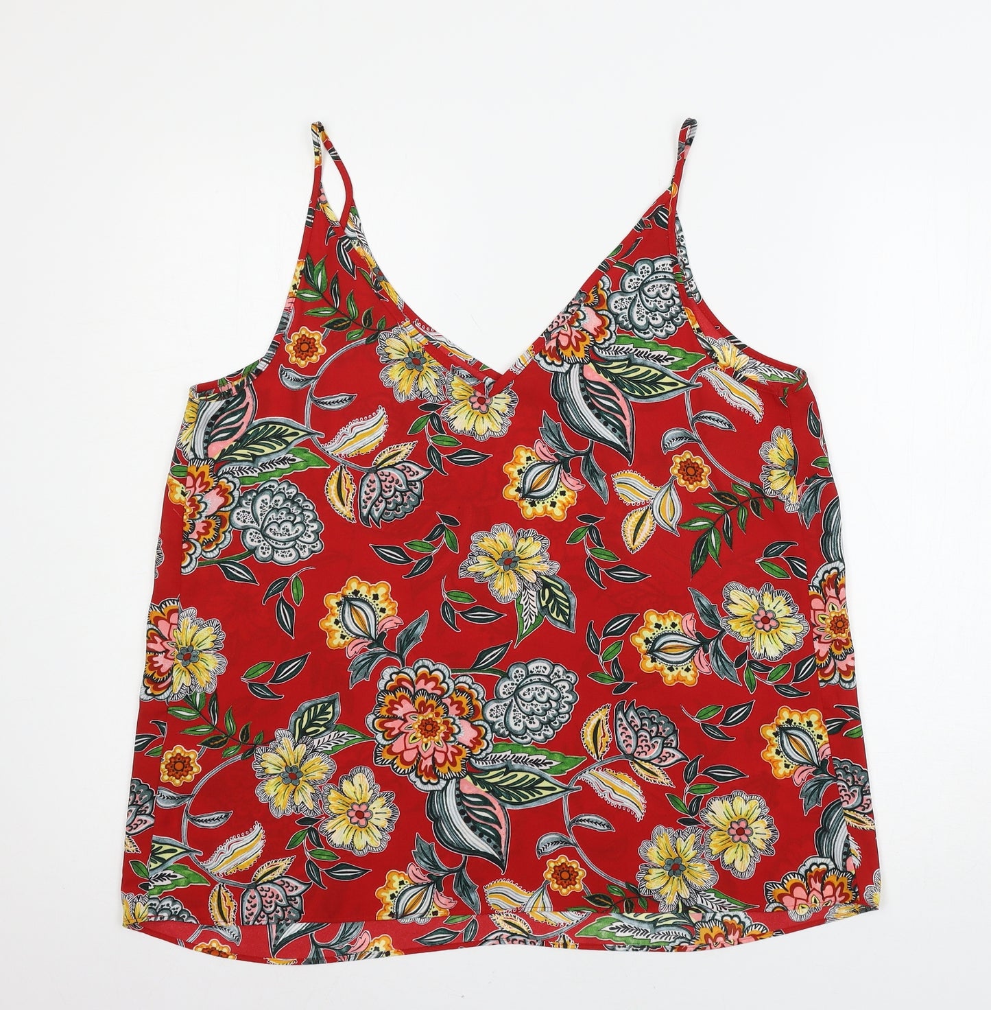 Papaya Womens Red   Camisole Tank Size 16