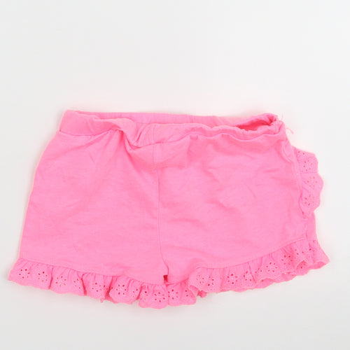 PRIMARK  Girls Pink   Cut-Off Shorts Size 4-5 Years