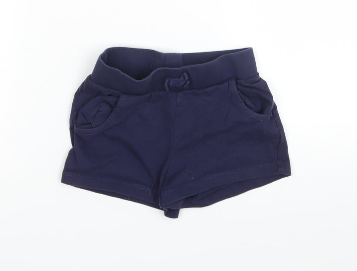 George Girls Blue   Cut-Off Shorts Size 4-5 Years