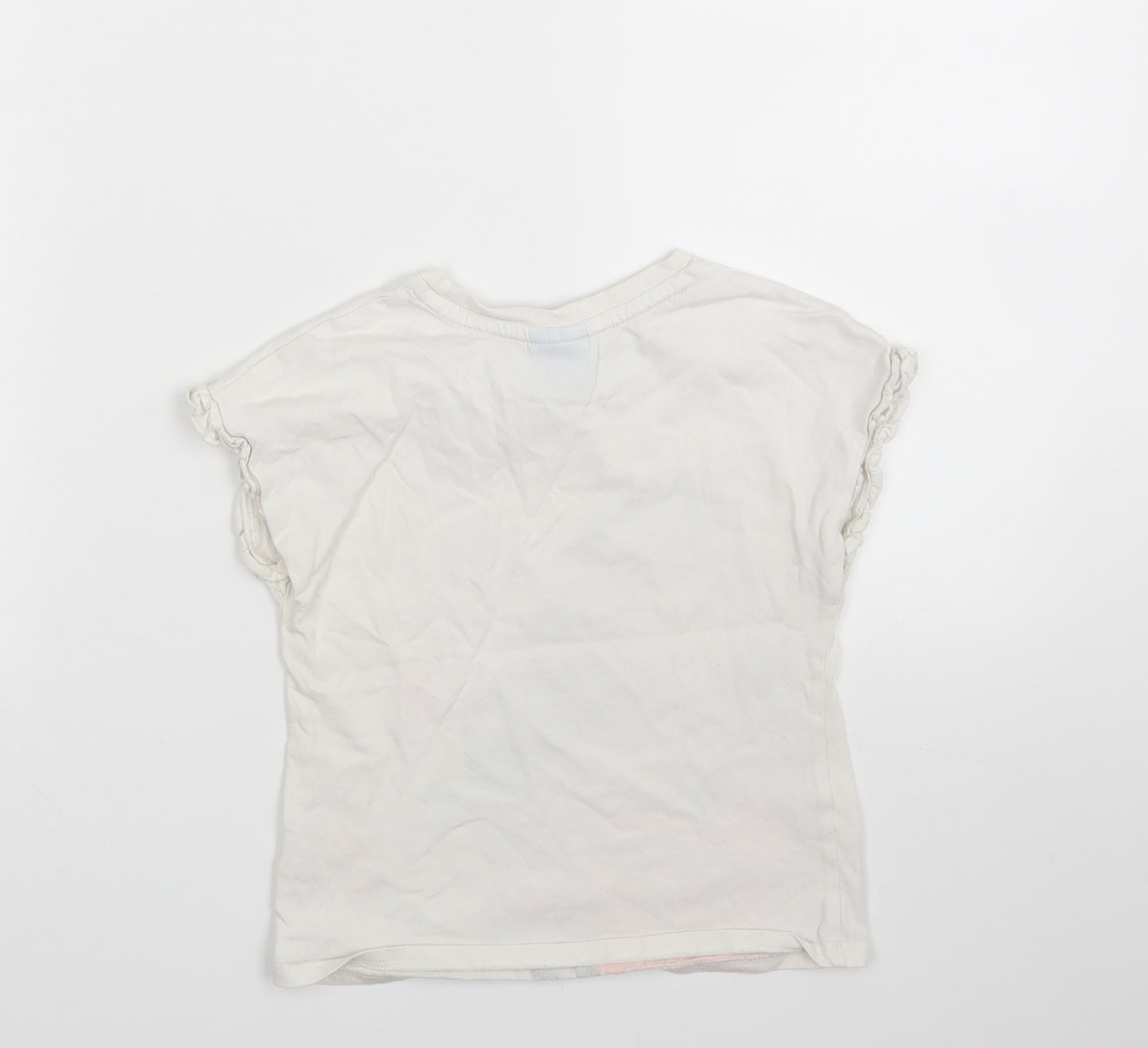 George Girls Multicoloured Geometric  Basic T-Shirt Size 4-5 Years