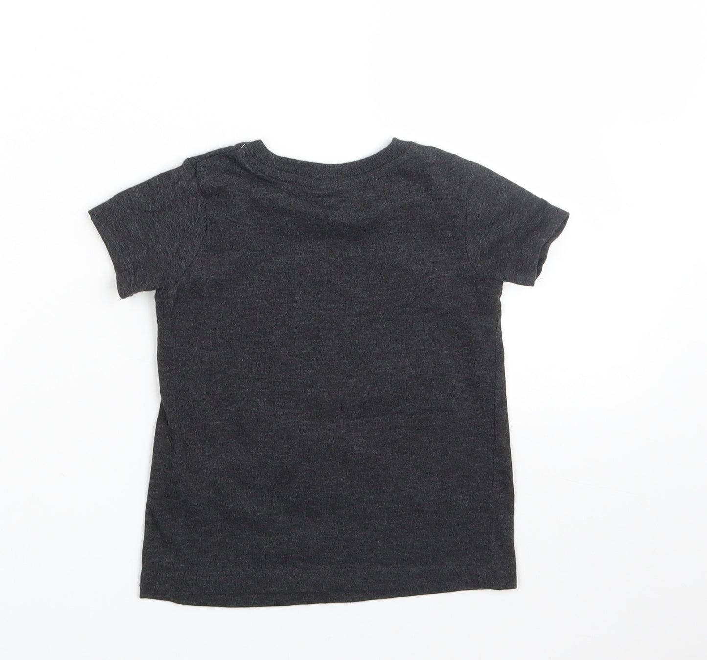 SO CUTE Baby Grey Animal Print  Basic T-Shirt Size 18-24 Months