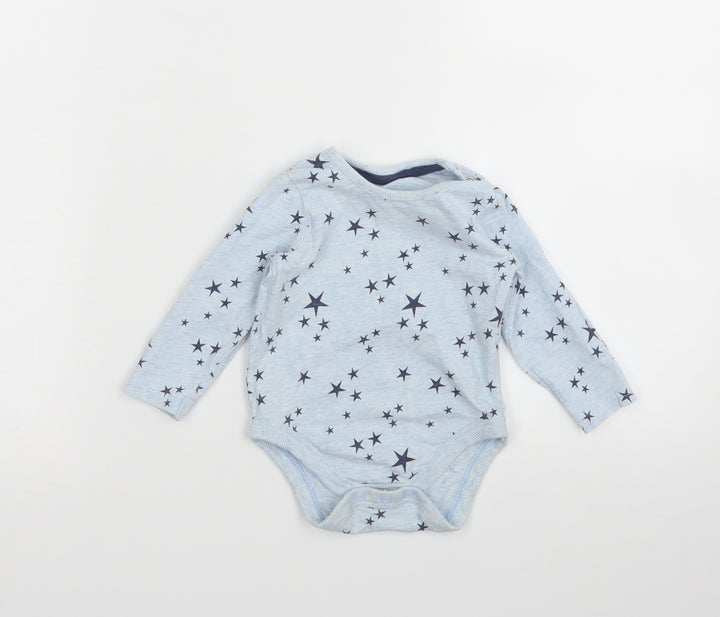 George Blue Argyle/Diamond Babygrow One-Piece Size 6-9 Months