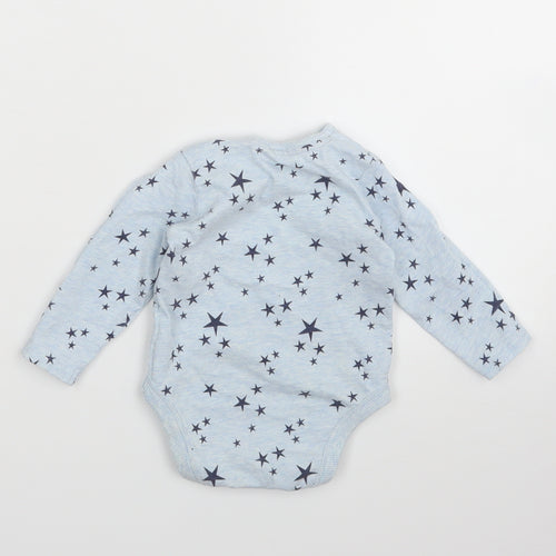 George  Blue Argyle/Diamond  Babygrow One-Piece Size 6-9 Months