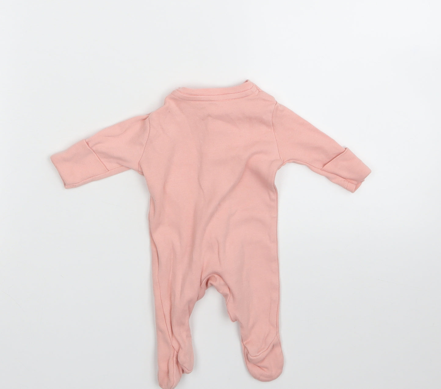 PRIMARK   Pink Floral  Babygrow One-Piece Size Newborn