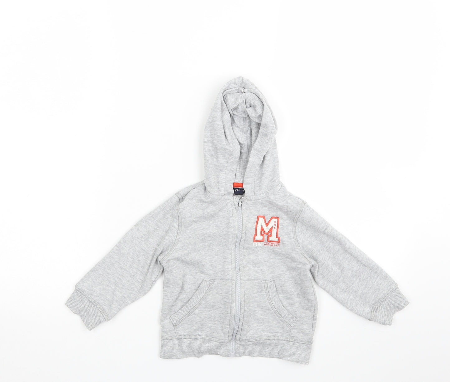 Kiabi Boys Grey   Basic Jacket Jacket Size 24 Months