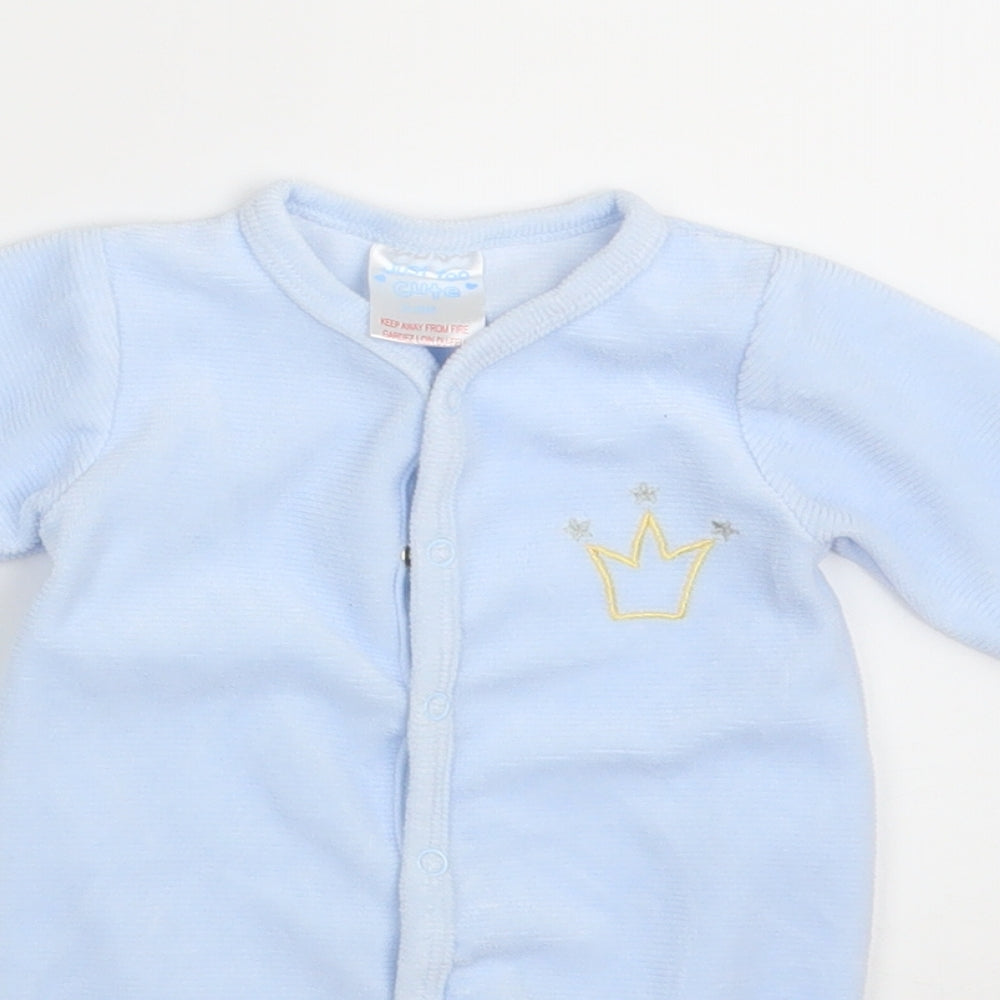SO CUTE Baby Blue   Babygrow One-Piece Size 3-6 Months