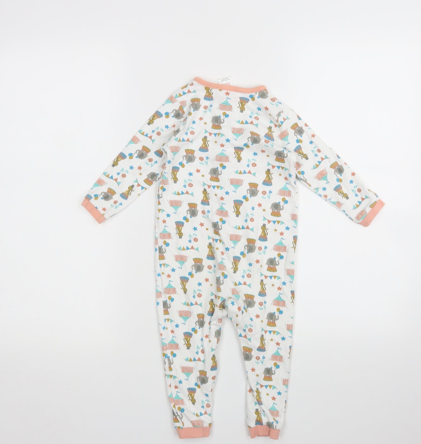 LILY &FLO  Girls Multicoloured Floral  Catsuit One-Piece Size 9-12 Months