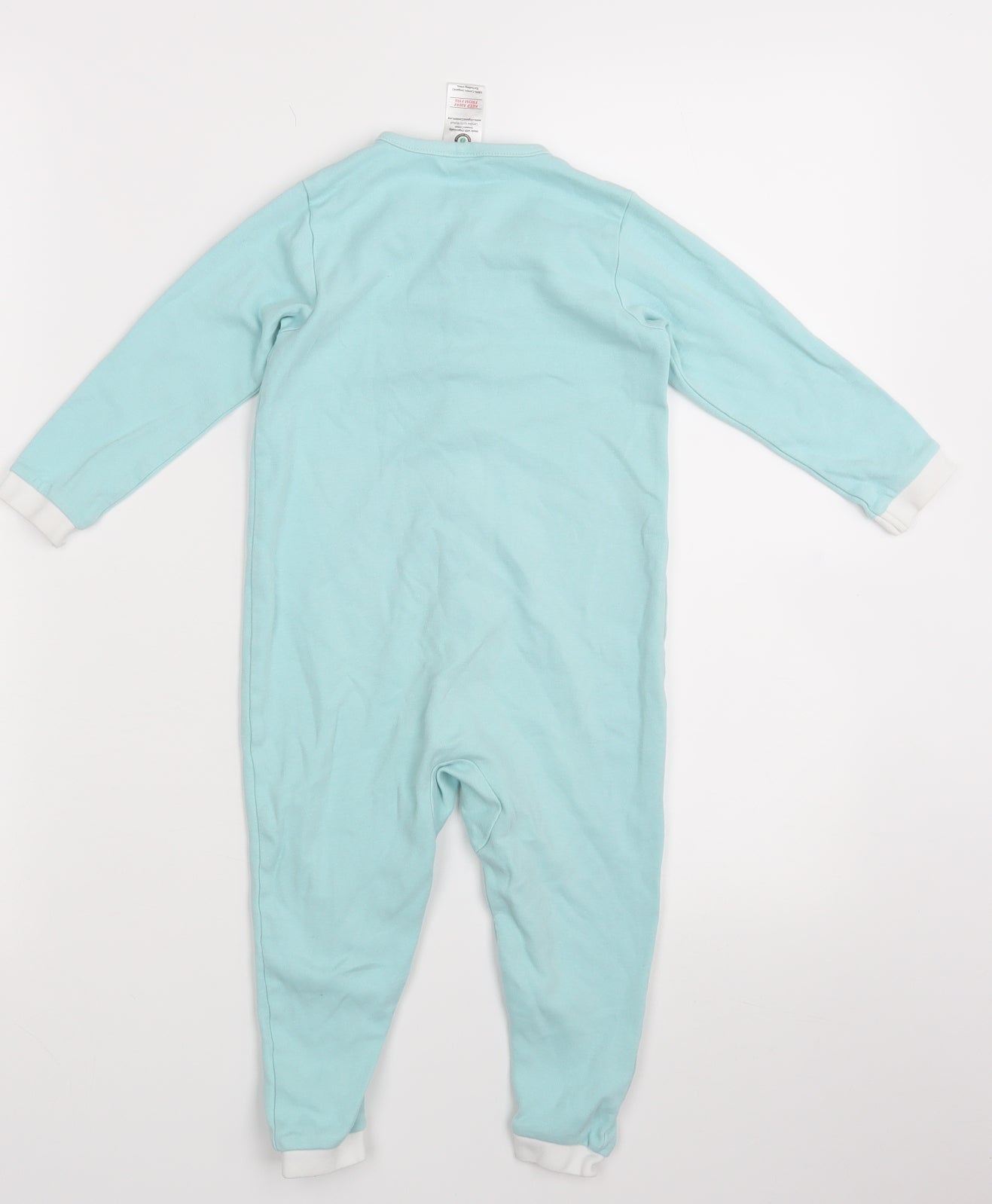 LILY & DAN  Girls Blue Ikat  Babygrow One-Piece Size 9-12 Months