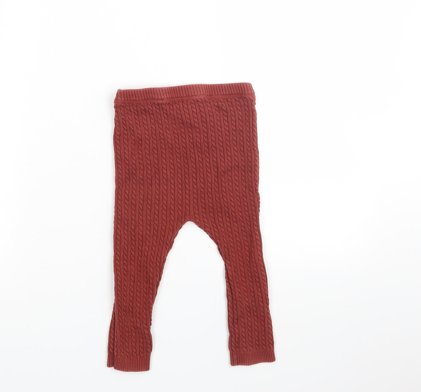 TU Girls Brown   Capri Trousers Size 12-18 Months