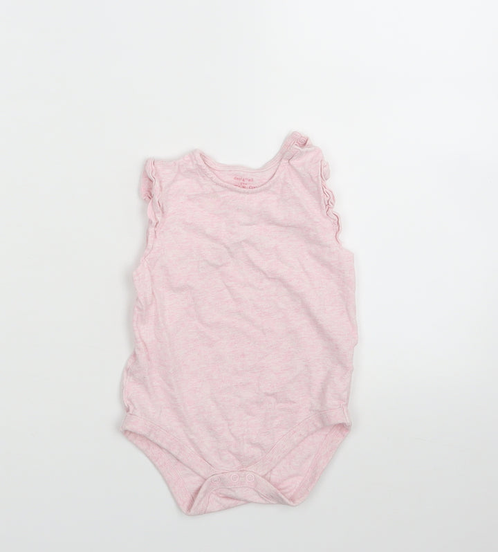 F&F Girls Pink Babygrow One-Piece Size 12-18 Months