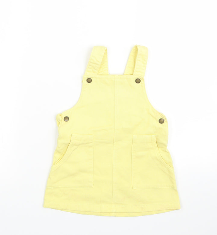 F&F Girls Yellow   Fit & Flare  Size 12-18 Months