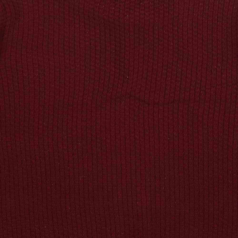 Burton Mens Red   Pullover Sweatshirt Size L