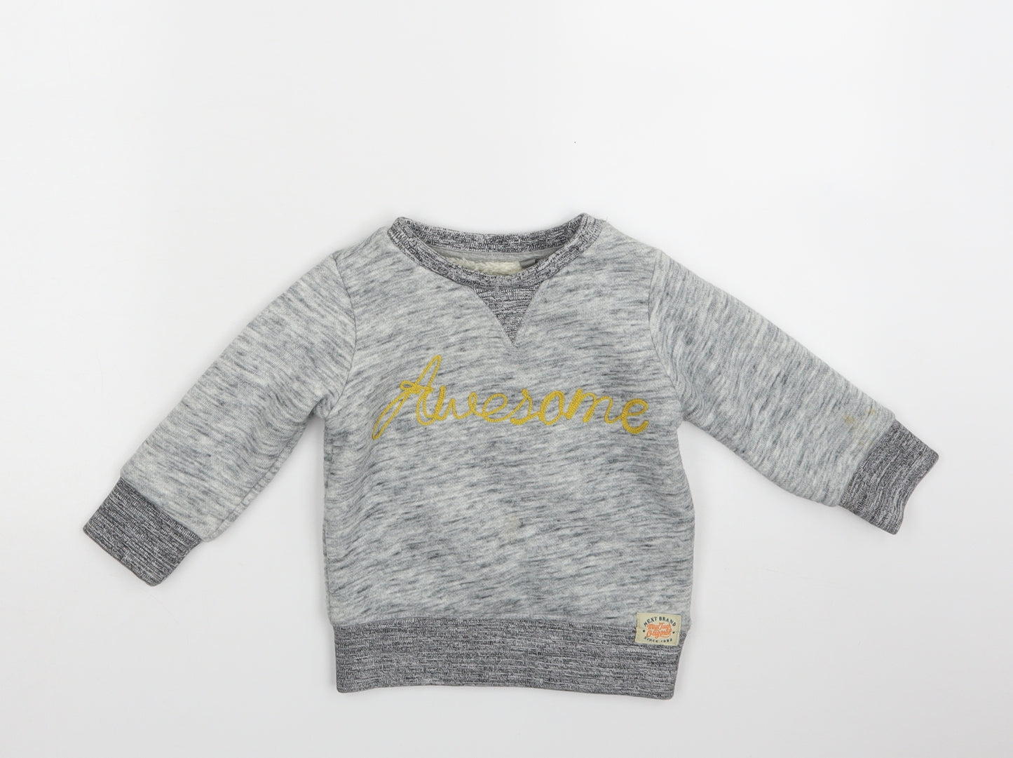 NEXT Boys Grey   Pullover Jumper Size 12-13 Years