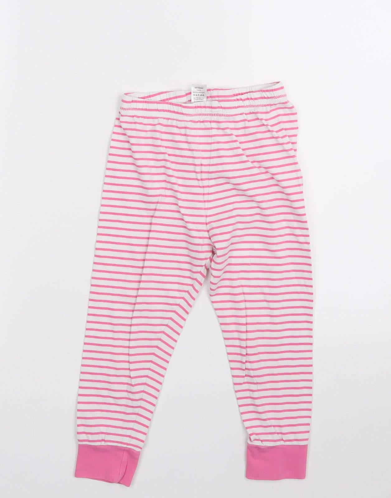 George Girls Orange Striped  Capri Trousers Size 3-4 Years