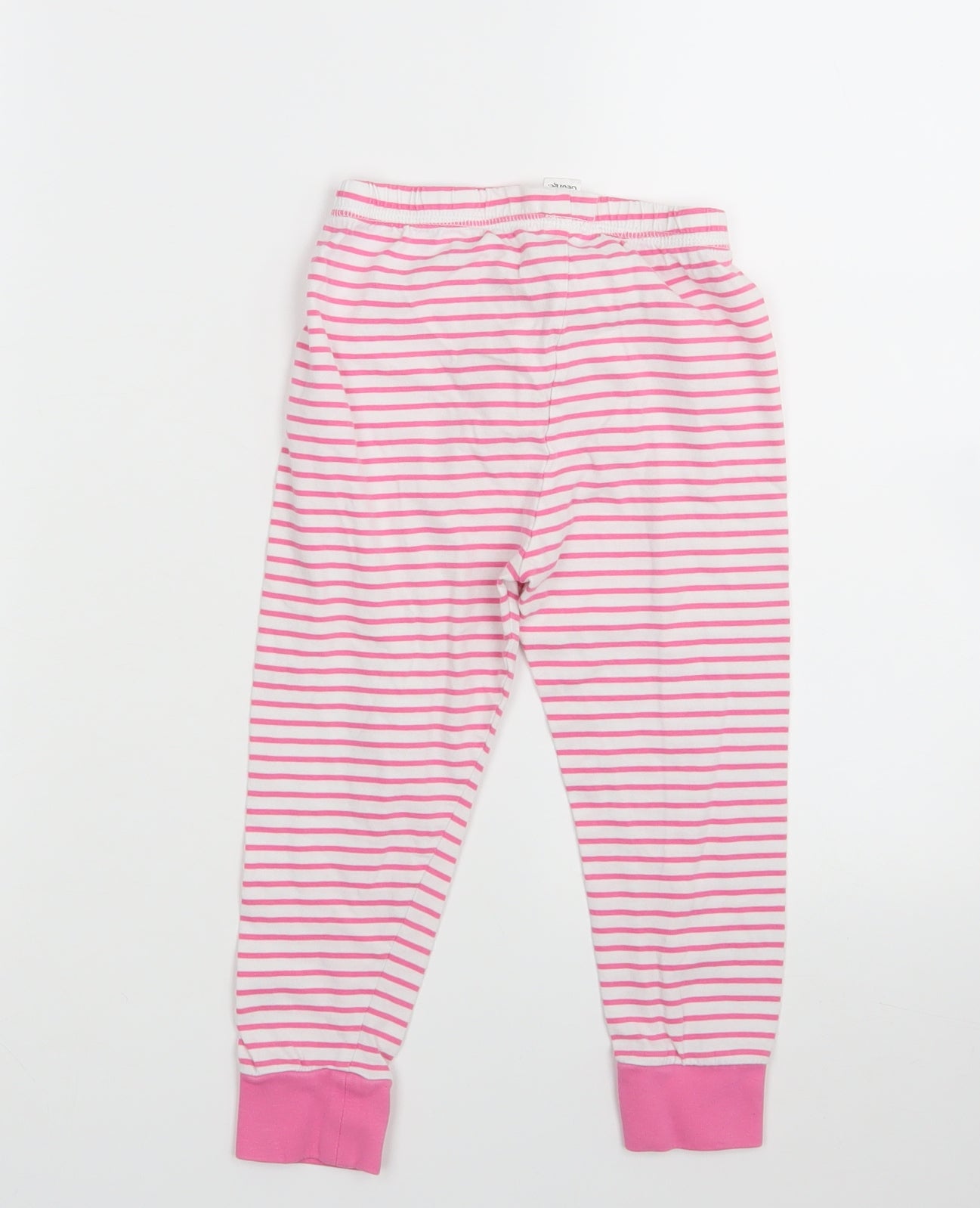 George Girls Orange Striped  Capri Trousers Size 3-4 Years