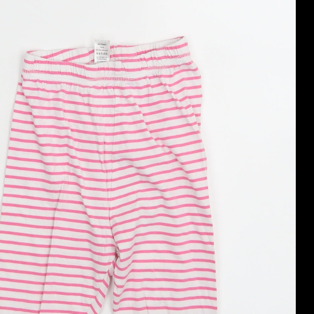 George Girls Orange Striped  Capri Trousers Size 3-4 Years