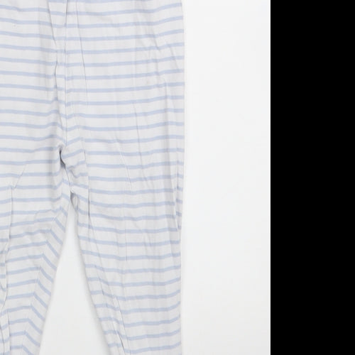 George Girls Blue Striped  Capri Trousers Size 3-4 Years