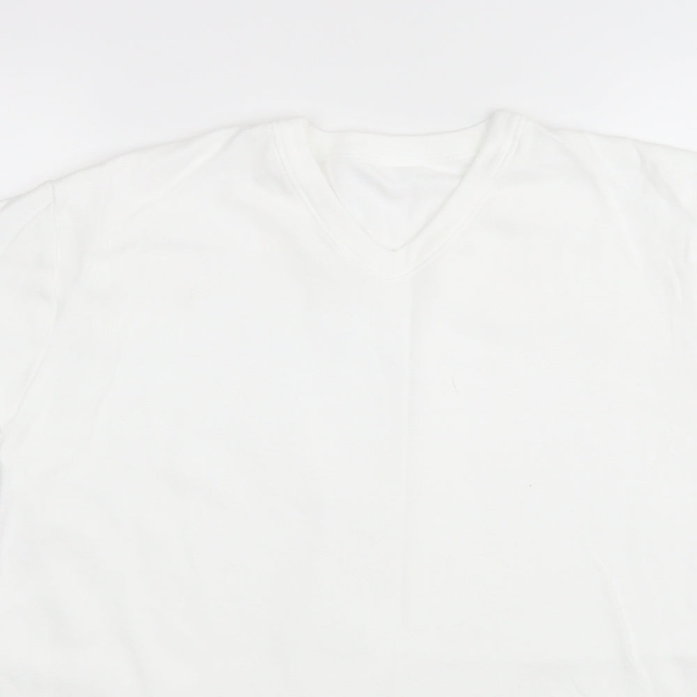 M&S Mens White    T-Shirt Size XL