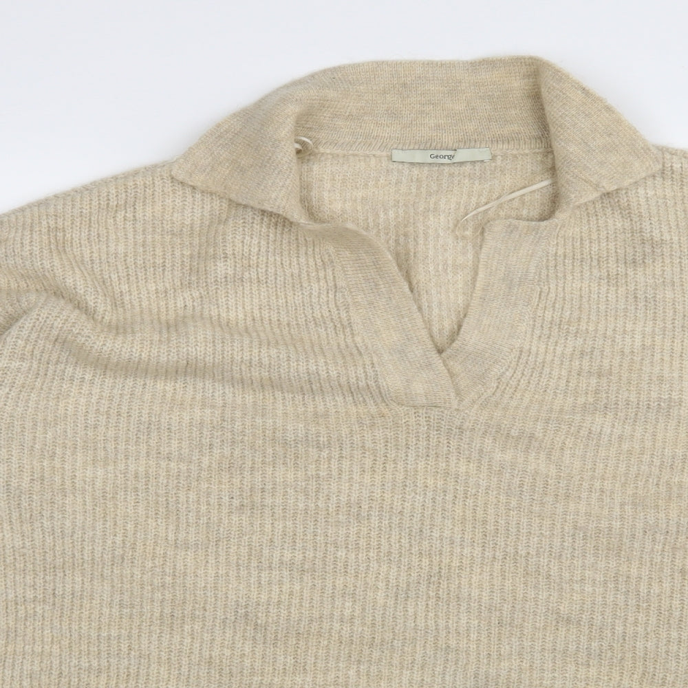 George Womens Beige   Pullover Jumper Size 12