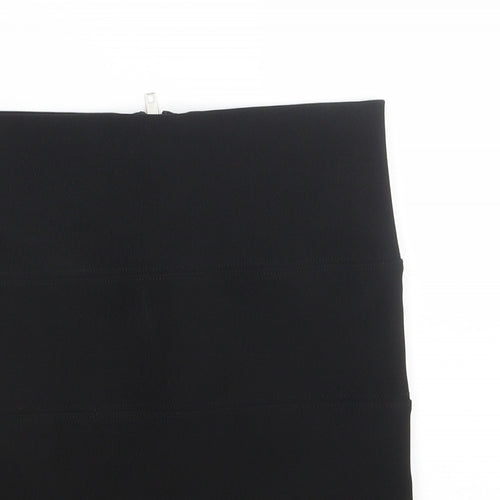 PREWORN  Womens Black   A-Line Skirt Size 6  - stretch fabric