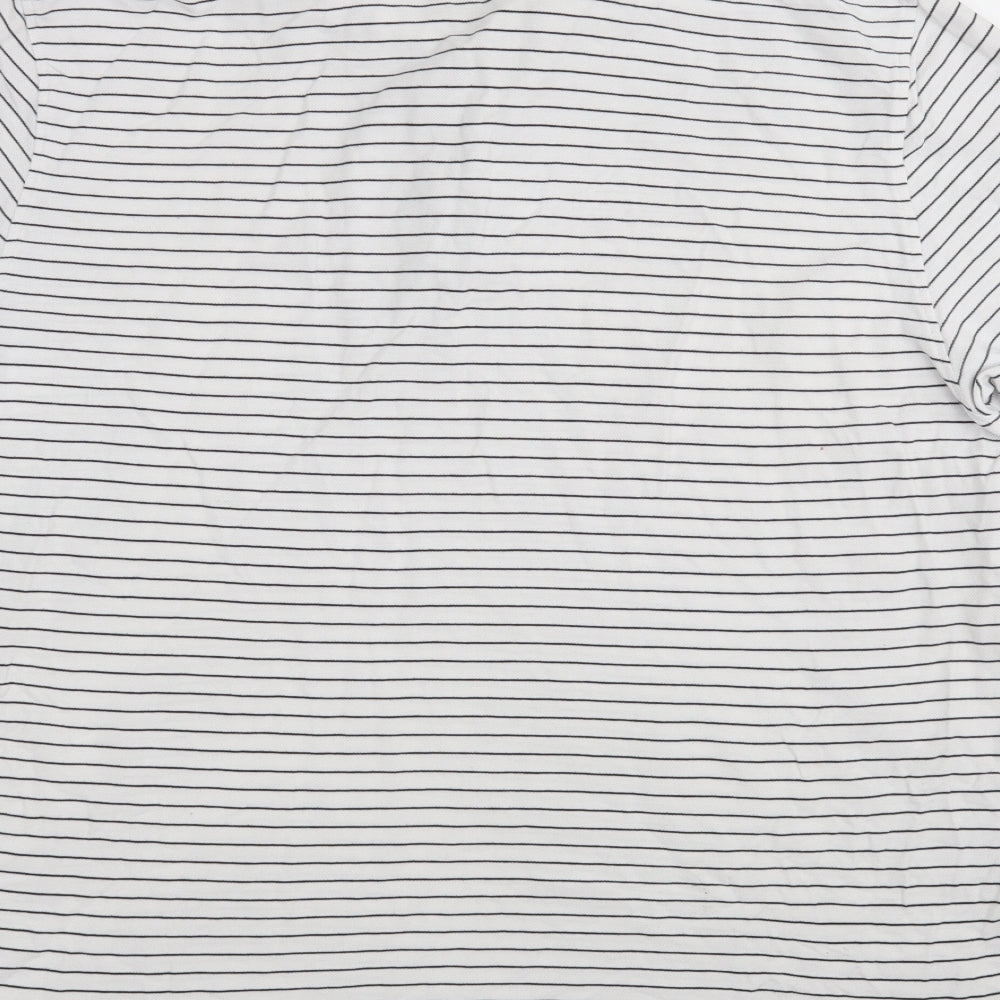 M&S Mens Multicoloured Striped   Polo Size 2XL