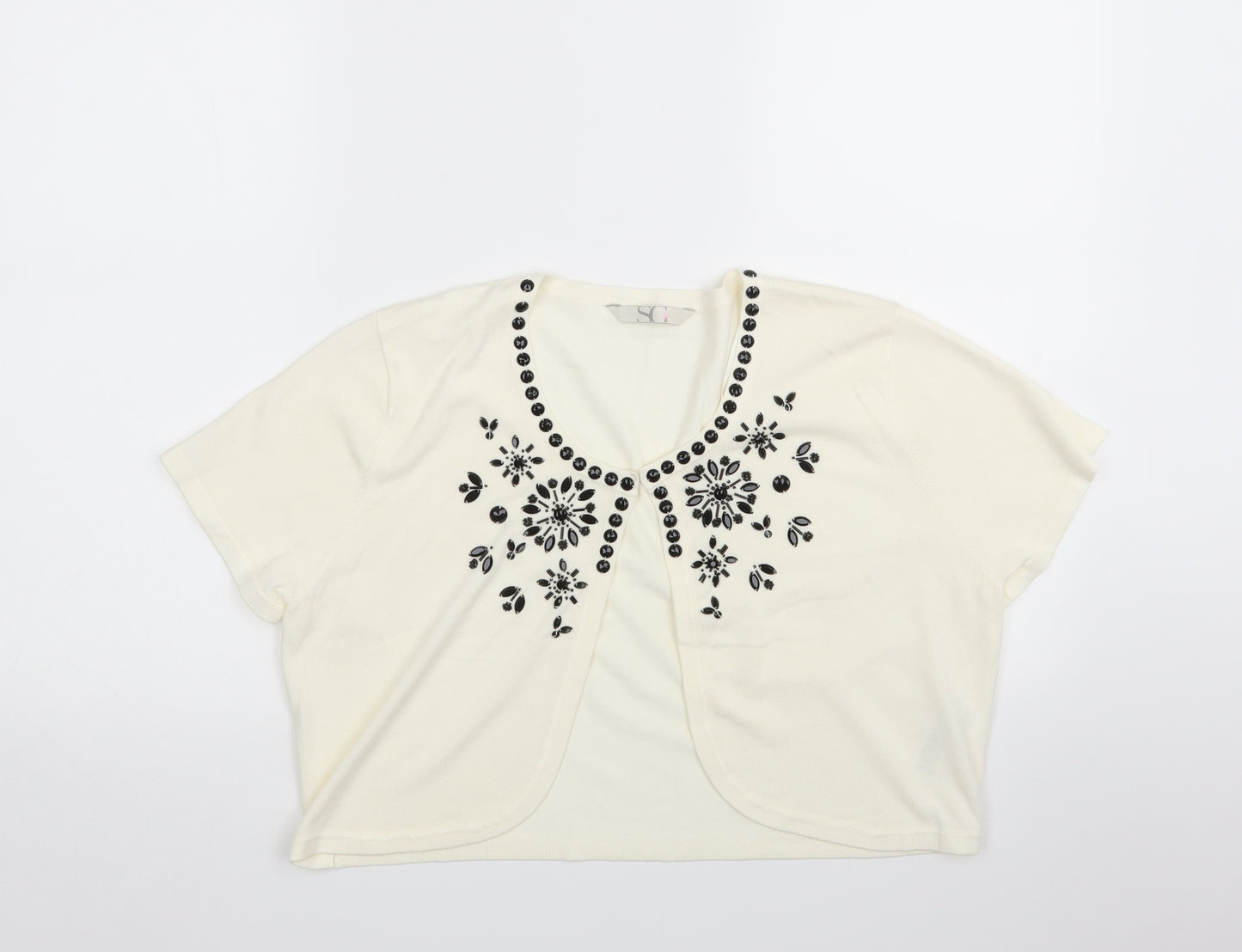 BHS Womens Ivory   Cardigan Jumper Size 16