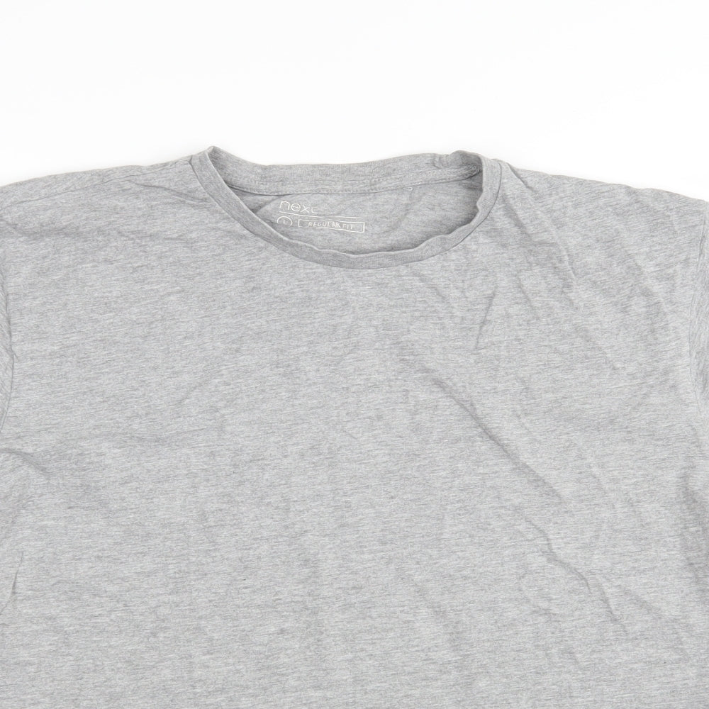 NEXT  Mens Grey    T-Shirt Size L