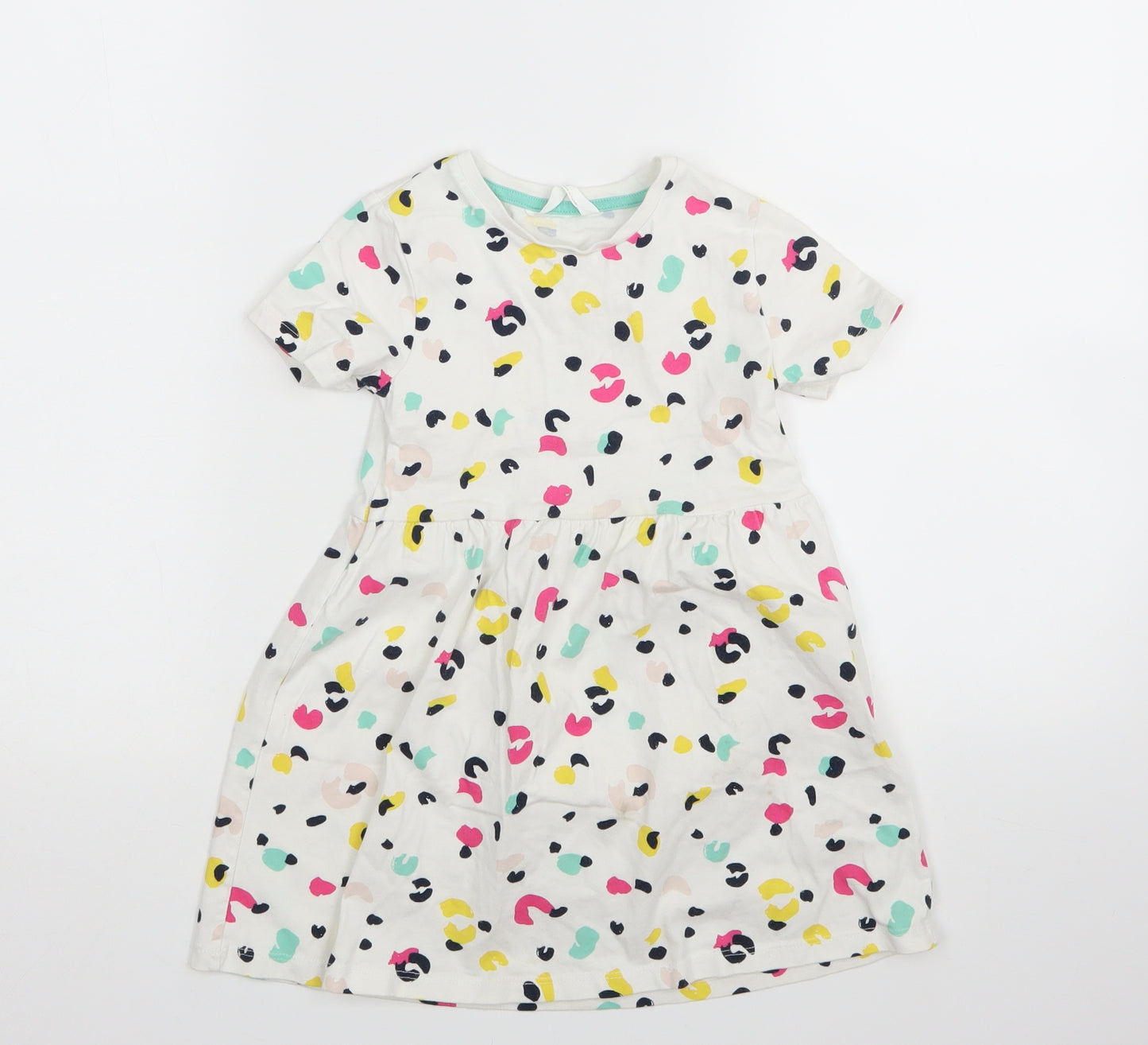 M&S Girls Multicoloured Animal Print  Fit & Flare  Size 3-4 Years