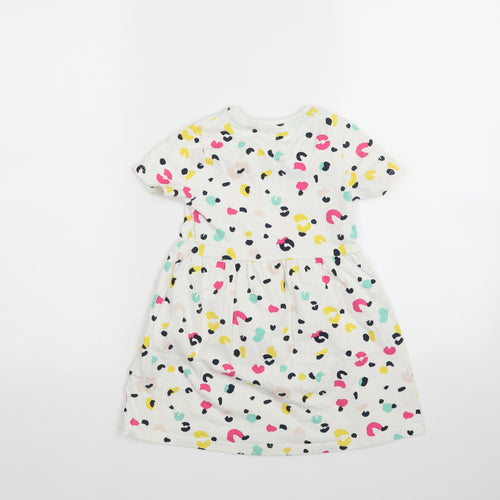 M&S Girls Multicoloured Animal Print  Fit & Flare  Size 3-4 Years