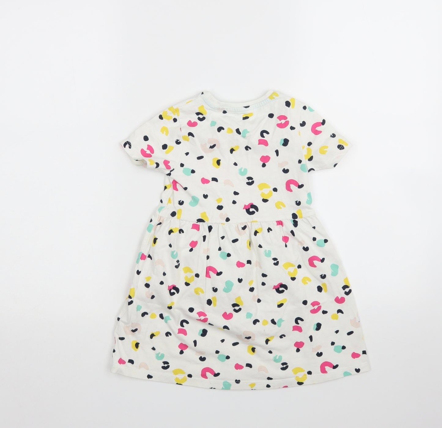 M&S Girls Multicoloured Animal Print  Fit & Flare  Size 3-4 Years