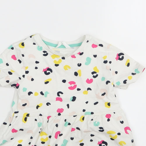 M&S Girls Multicoloured Animal Print  Fit & Flare  Size 3-4 Years