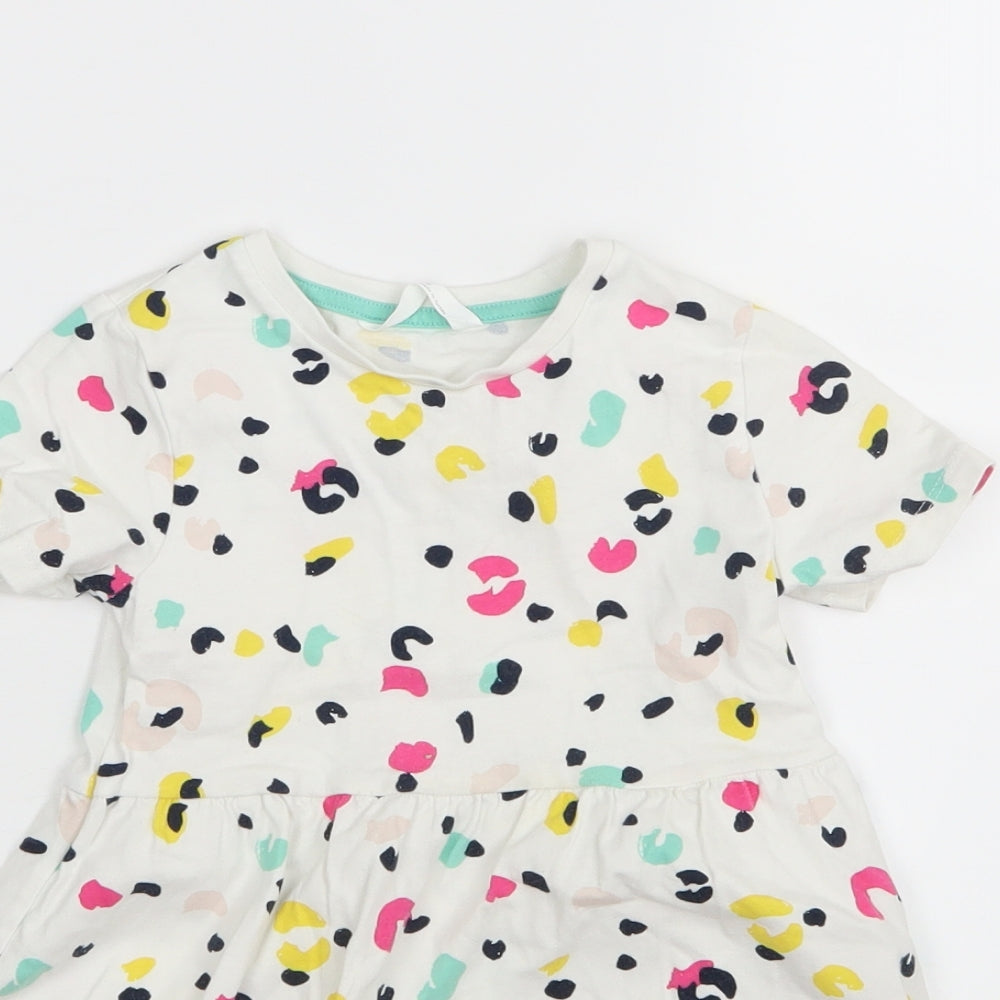 M&S Girls Multicoloured Animal Print  Fit & Flare  Size 3-4 Years
