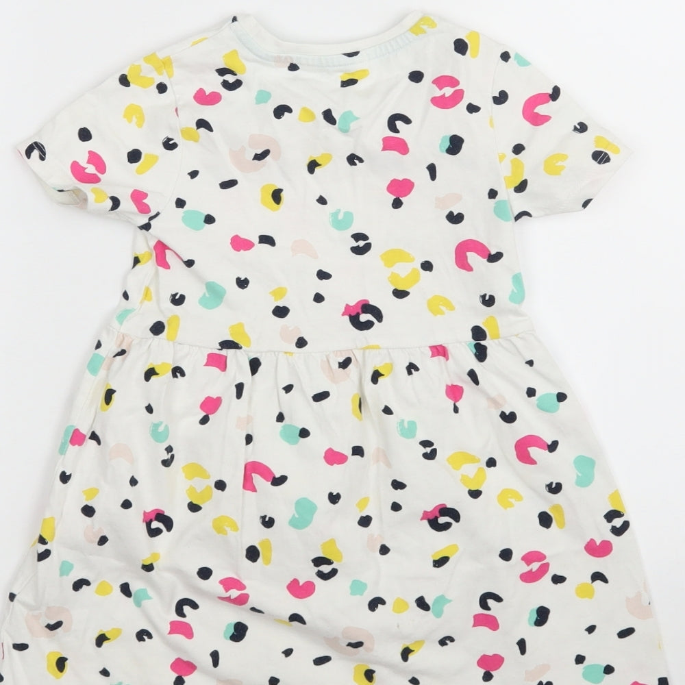 M&S Girls Multicoloured Animal Print  Fit & Flare  Size 3-4 Years