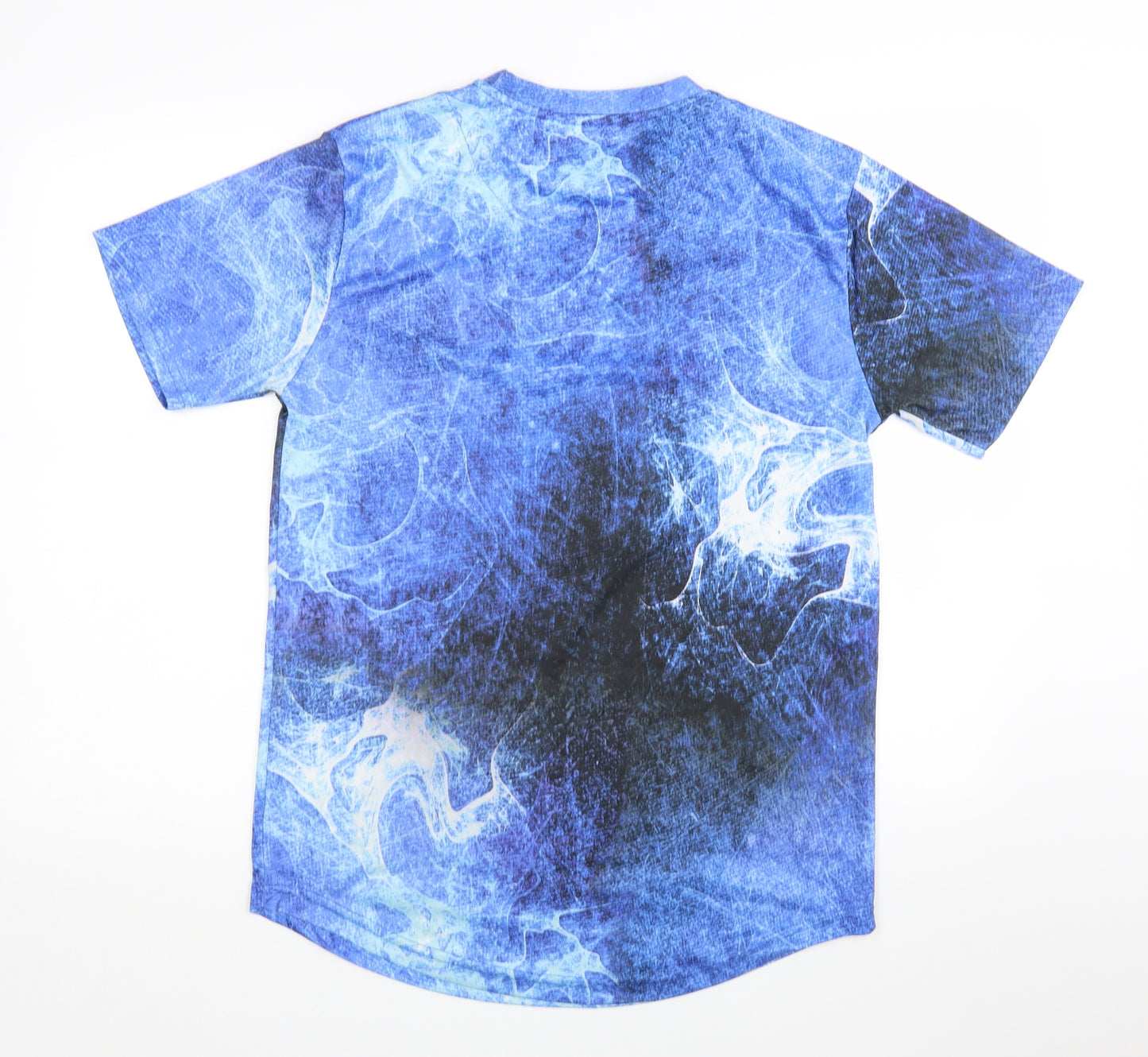 SONNETI  Mens Blue Geometric   T-Shirt Size M