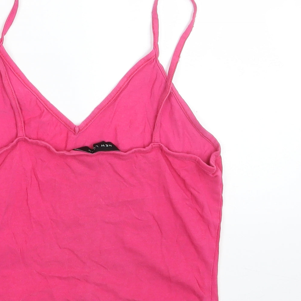 New Look Womens Pink   Basic T-Shirt Size 8
