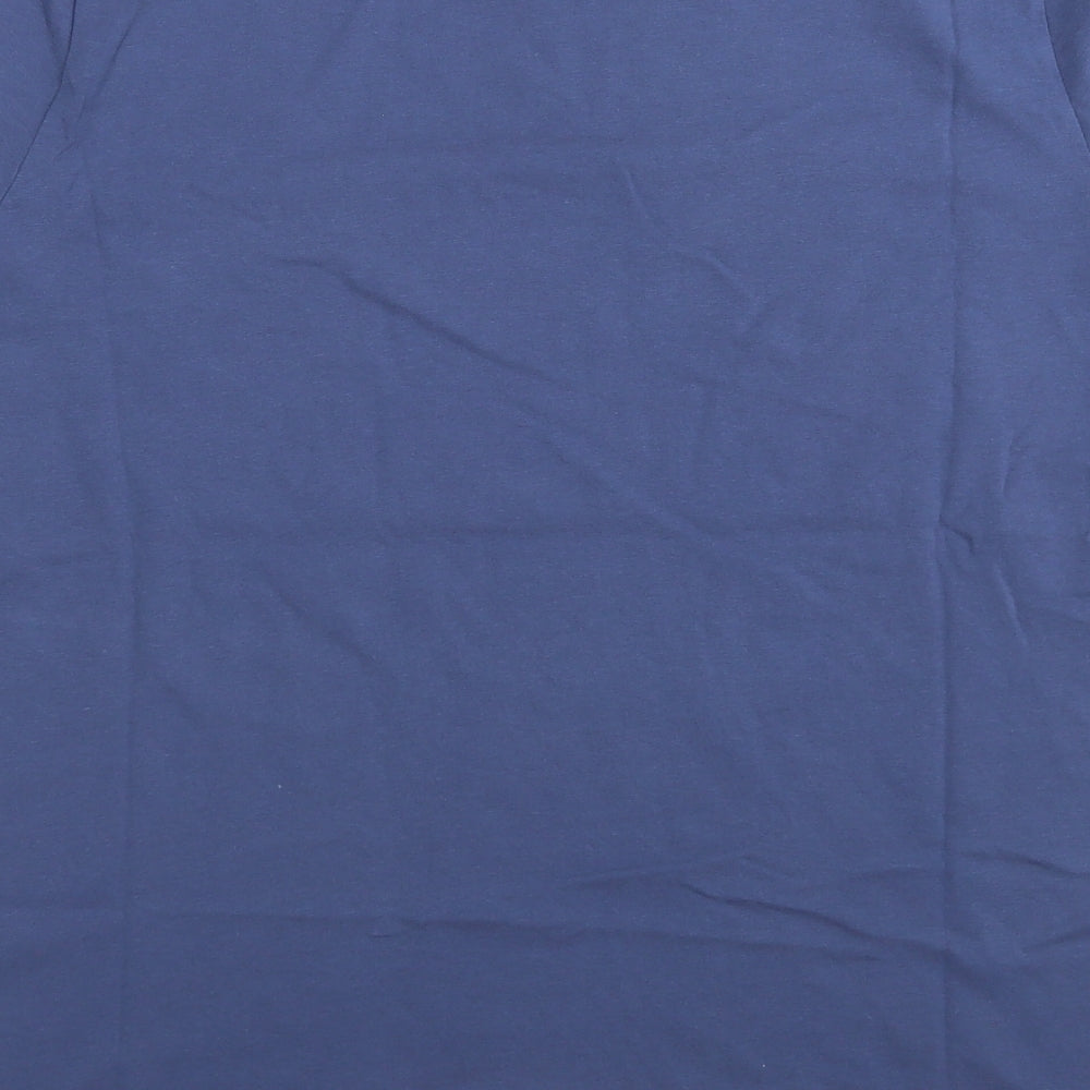 M&S Womens Blue   Basic T-Shirt Size 14