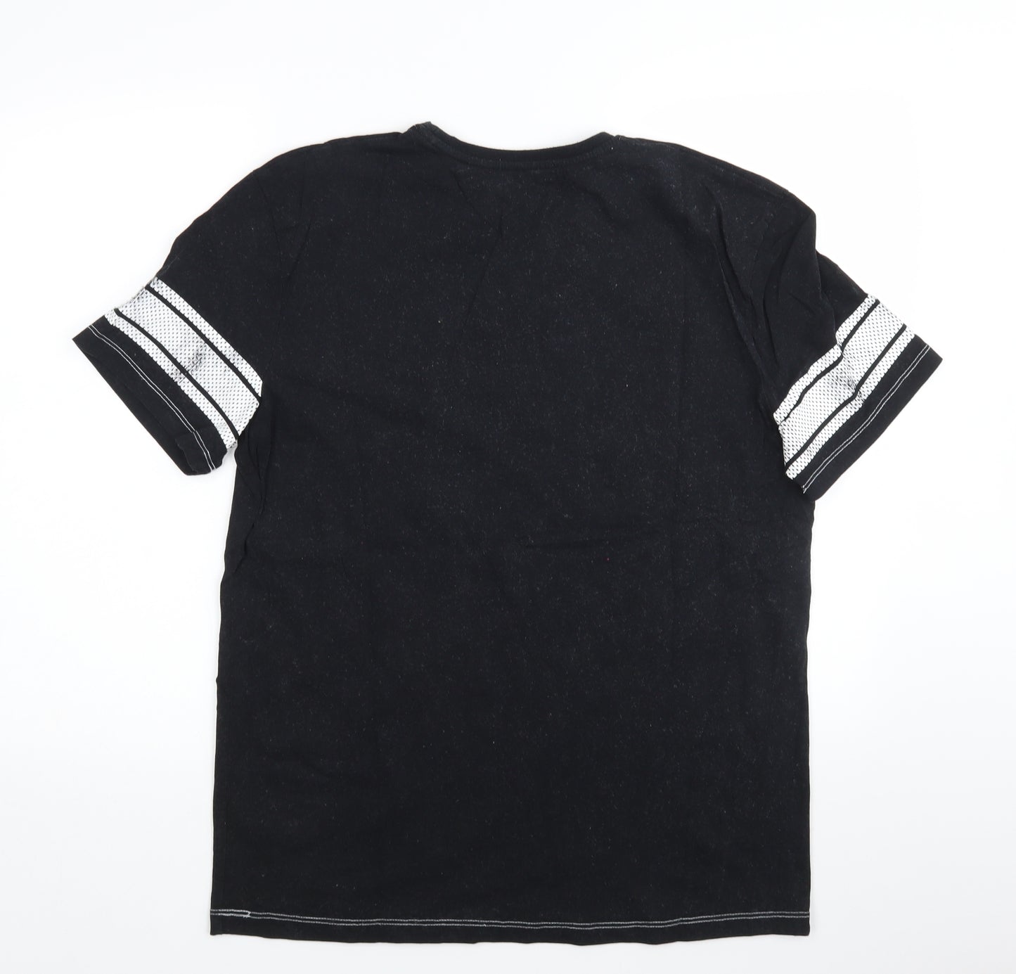 TU Mens Black    T-Shirt Size L