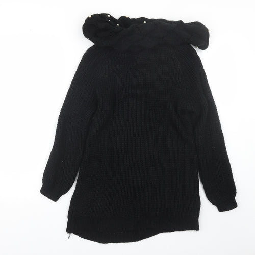 Preworn Womens Black   Pullover Jumper Size S